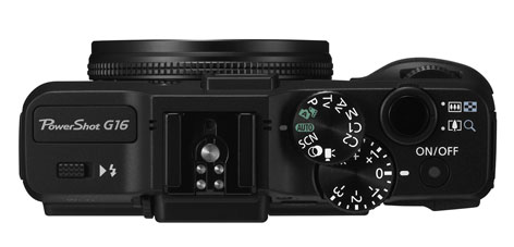 Canon PowerShot G16 con Digic 6 top